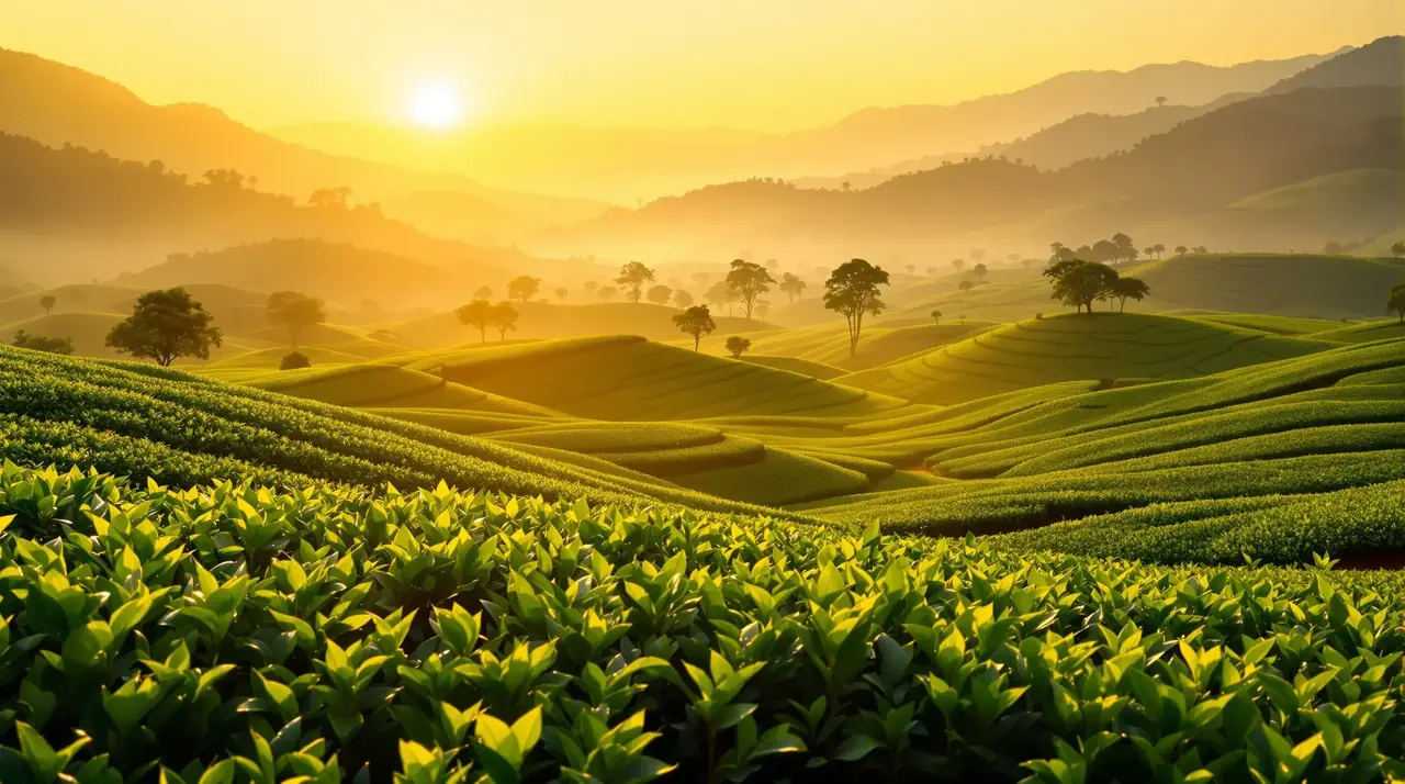 晨雾茶山 封面